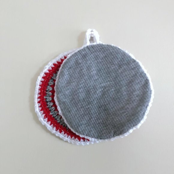 Crochet Pot Holders, Crochet Trivet, Valentine Gift Under 15, Handmade Placemat - Picture 2 of 10